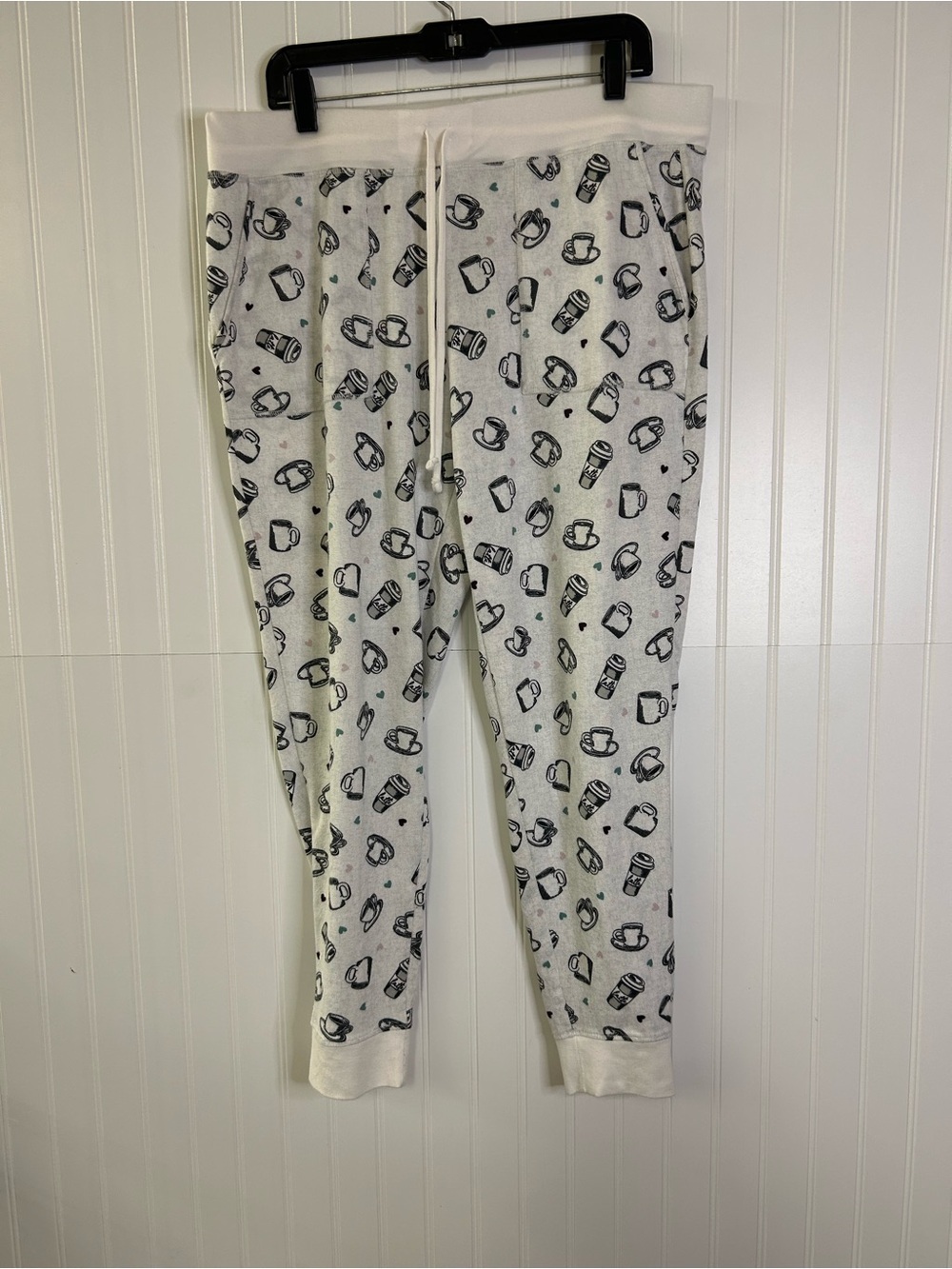 Secret Treasures Coffee Mug Printed Pajama Pants Size Large